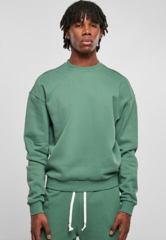 Urban Classics – Ultra Heavy Leaf – Sweater – Grün – L – 100% Baumwolle