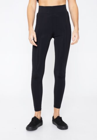 Urban Classics – High Waist Tech Black – Leggings – Schwarz – XS – 82% Polyamid, 18% Elastan
