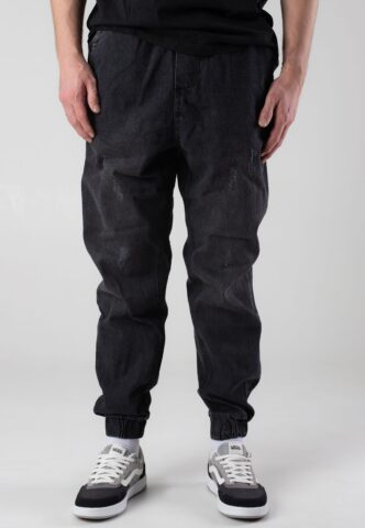 Urban Classics – Jogg Denim Black Washed – Hose – Schwarz – XL – 100% Baumwolle
