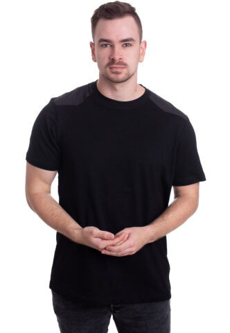 Urban Classics – Military Black – T-Shirt – Schwarz – S – 90% Baumwolle, 10% Polyester