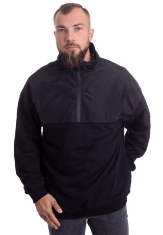 Urban Classics – Military Troyer Black – Sweater – Schwarz – S – 65% Baumwolle, 35% Polyester