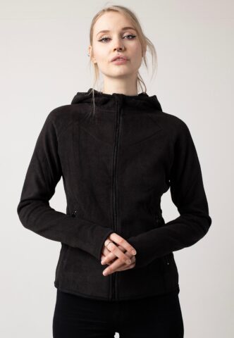Urban Classics – Polar Fleece Black – Zipper – Schwarz – XL – 100% Polyester