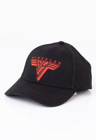 Van Halen – Classic Red Logo – Cap – Schwarz – Onesize – 100% Baumwolle