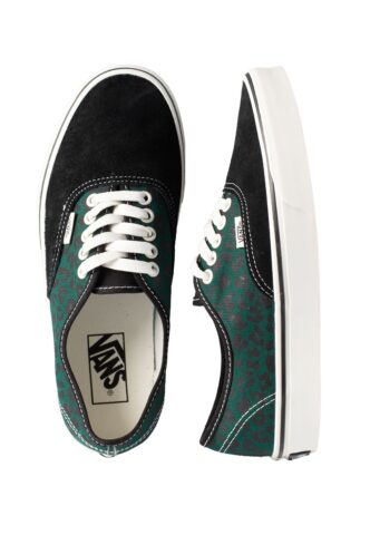 Vans – Authentic Black/Leopard – Schuhe – Schwarz – EU 38 – Textile/Textile/Gummi