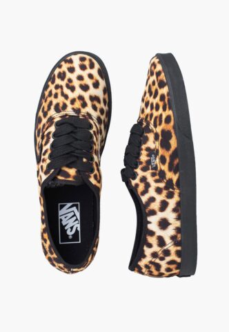 Vans – Authentic Lowpro Leopard – Girl Schuhe – Braun – EU 40 – Textile/Textile/Gummi