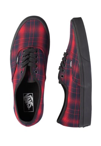 Vans – Authentic Thrift Store Red/Blue – Schuhe – Rot – EU 43 – Textile/Textile/Gummi