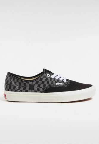 Vans – Authentic Warp Check Black – Schuhe – Schwarz – EU 44 – Textile/Textile/Gummi