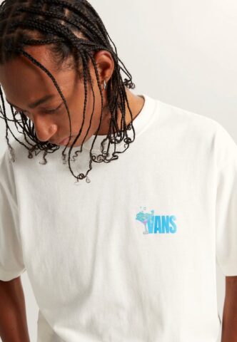 Vans – Bar Hopper Egret – T-Shirt – Beige – M – 100% Baumwolle