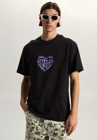Vans – Barbed Heart Loose Black – T-Shirt – Schwarz – L – 100% Baumwolle