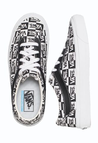 Vans – Bold NI Logo Checker True White/Black – Schuhe – Weiß – EU 36 – Textile/Textile/Gummi