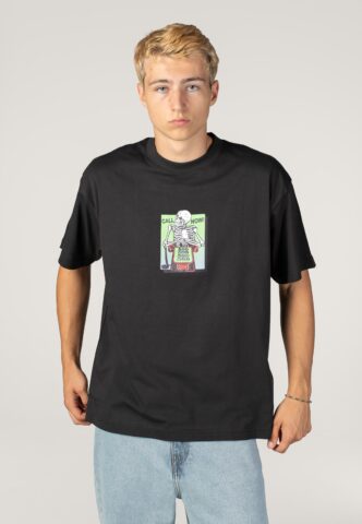 Vans – Call Now Black – T-Shirt – Schwarz – L – 100% Baumwolle