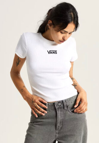 Vans – Cameron White – T-Shirt – Weiß – M – 95% Baumwolle, 5% Elastan