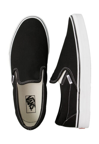 Vans – Classic Slip-On – Schuhe – Schwarz – EU 44,5 – Textile/Textile/Gummi