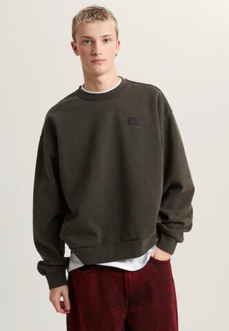 Vans – Crewneck Faded Black – Sweater – Grau – XXL – 70% Baumwolle, 30% Polyester