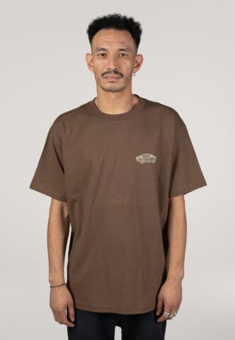 Vans – Double Standard Fill Vintage Cocoa – T-Shirt – Braun – L – 100% Baumwolle