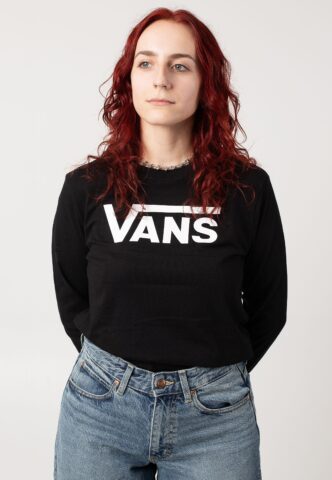 Vans – Flying V Classic Bff Flying V Black – Longsleeve – Schwarz – L – 100% Baumwolle