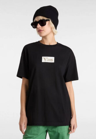Vans – Garden Oversized Black – T-Shirt – Schwarz – S – 100% Baumwolle