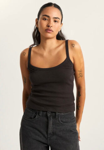 Vans – Kiki Cami Black – Tank – Schwarz – L – 60% Baumwolle, 40% Polyester