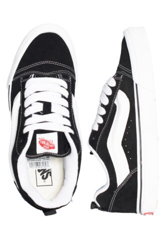 Vans – Knu Skool Black/True White – Schuhe – Schwarz – EU 46 – Textile, Leather/Textile/Gummi