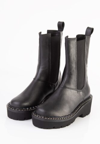 Bohema – Chelsea Riot Black – Girl Schuhe – Schwarz – EU 39 – Synthetic/Textile/Gummi