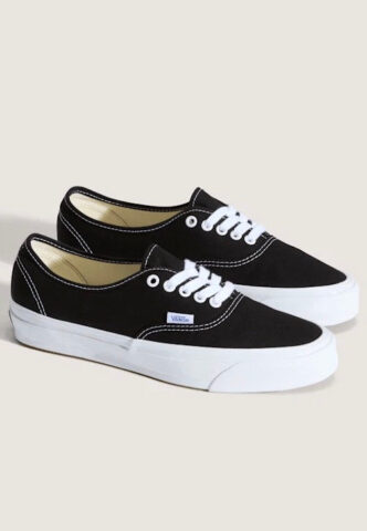 Vans – LX Authentic Reissue 44 LL Black/White – Schuhe – Schwarz – EU 39 – Textile/Textile/Gummi