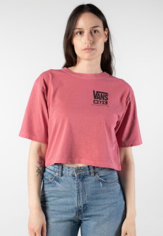 Vans – MTE Vantage Point Boxy Mauvewood – Oberteil – Pink – S – 100% Bio-Baumwolle