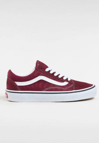 Vans – Old Skool Port Royale/True White – Schuhe – Weinrot – EU 36 – Textile, Leather/Textile/Gummi