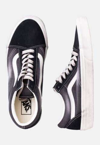 Vans – Old Skool Wave Washed Black – Schuhe – Schwarz – EU 36 – Textile, Leather/Textile/Gummi
