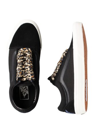 Vans – Old Skool Y2K Cheeta/Black – Girl Schuhe – Schwarz – EU 38 – Textile, Leather/Textile/Gummi