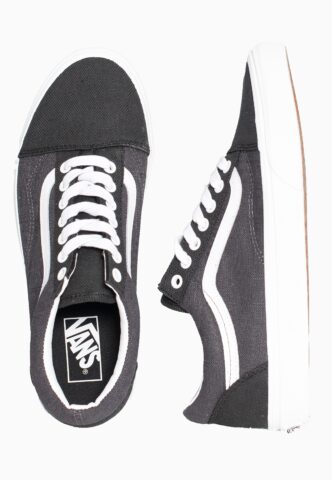 Vans – Old Skool Summer Linen Black – Schuhe – Grau – EU 37 – Textile/Textile/Gummi