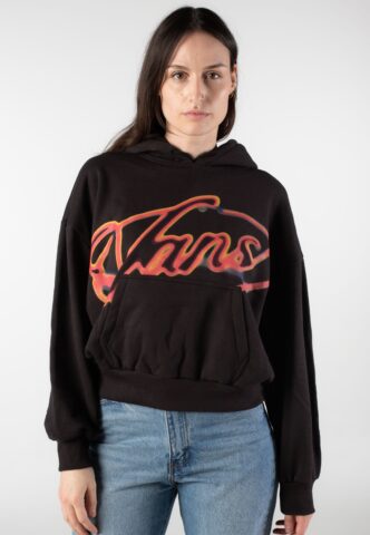 Vans – Outer Ring Retro Black – Hoodie – Schwarz – S – 55% Baumwolle, 45% Polyester