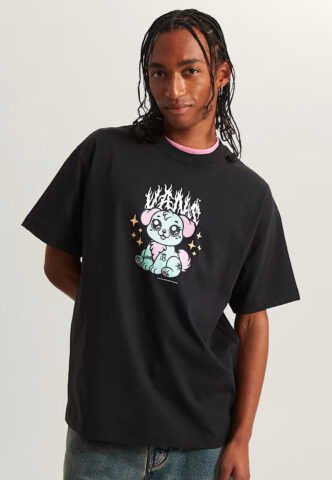 Vans – Puppy Loose Black – T-Shirt – Schwarz – M – 100% Baumwolle