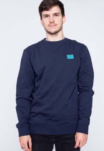 Vans – Sequence Crew Dress Blues – Sweater – Blau – S – 80% Baumwolle, 20% Polyester