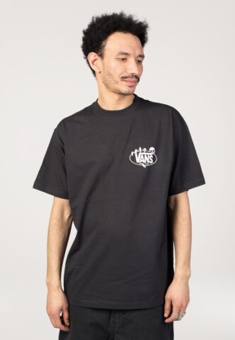 Vans – Show Off Black – T-Shirt – Schwarz – S – 100% Baumwolle