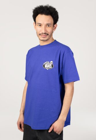 Vans – Show Off Royal Cobalt – T-Shirt – Blau – S – 100% Baumwolle