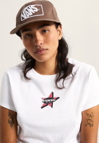 Vans – Starmarked White – T-Shirt – Weiß – XL – 100% Baumwolle