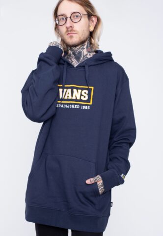 Vans – Take A Stand II Dress Blues – Hoodie – Blau – S – 80% Baumwolle, 20% Polyester