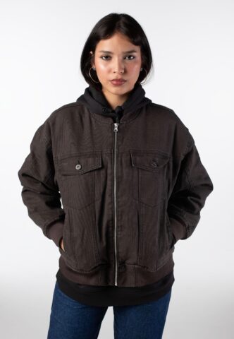 Vans – Truckstop Bomber After Dark – Jacke – Schwarz – M – 100% Baumwolle