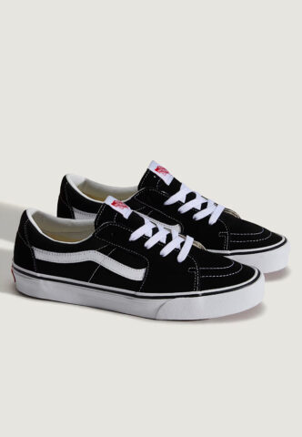 Vans – UA Sk8-Low Black/True White – Schuhe – Schwarz – EU 37 – Textile, Leather/Textile/Gummi