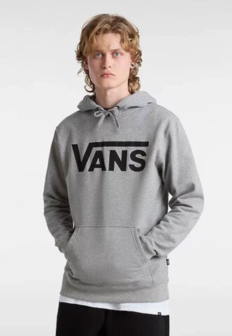 Vans – Vans Classic II Cement Heather/Black – Hoodie – Grau – S – 70% Baumwolle, 30% Polyester
