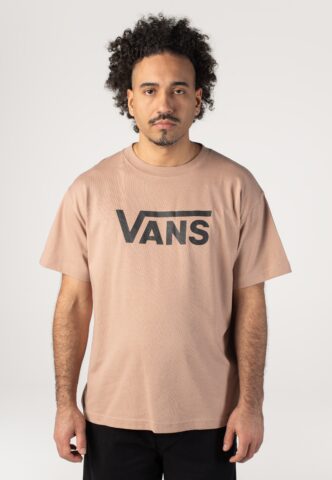 Vans – Vans Classic Warm Taupe – T-Shirt – Beige – M – 100% Baumwolle