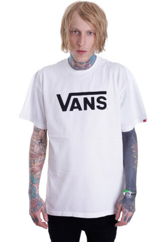 Vans – Vans Classic White/Black – T-Shirt – Weiß – S – 100% Baumwolle