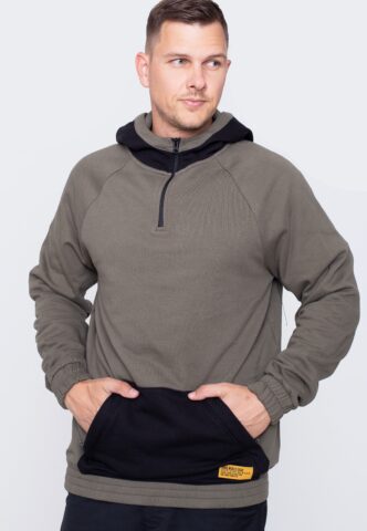 Vans – World Code Qzip Grape Leaf – Hoodie – Grün – XL – 100% Baumwolle
