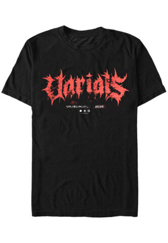 Varials – EU Tour 2025 – T-Shirt – Schwarz – S – 100% Baumwolle