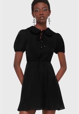 Killstar x Kihilist – Velcarin Black – Kleid – Schwarz – S – gid://shopify/Metaobject/130265612525