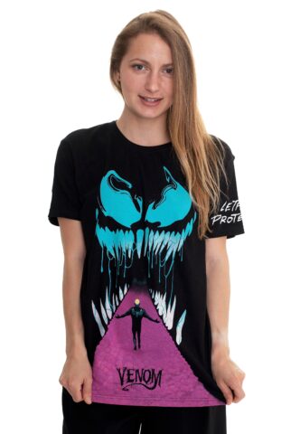 Venom Marvel – Lethal Protector – T-Shirt – Schwarz – S – 100% Baumwolle