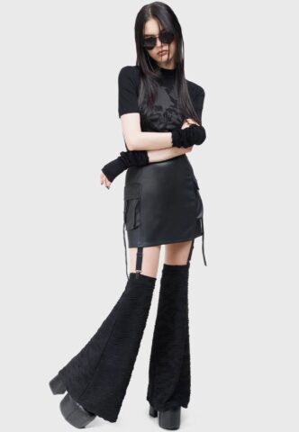 Killstar x Kihilist – Venomyst – Rock – Schwarz – XL – 60% Polyurethan, 40% Polyester