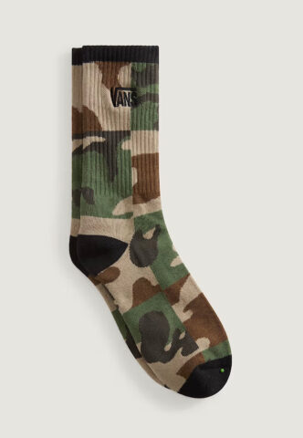 Vans – Verne Crew Aluminum – Socken – Tarnfarben – M – 73% Baumwolle 25% Polyester 2% Elastan