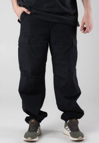 Vintage Industries – Bruce Black – Hose – Schwarz – S – 100% Baumwolle