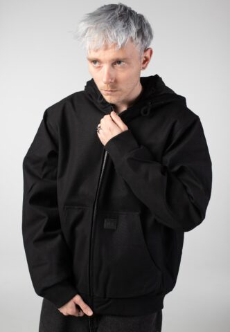 Vintage Industries – Dallas Black – Jacke – Schwarz – L – Shell: 100% Baumwolle; Lining: 100% Polyester